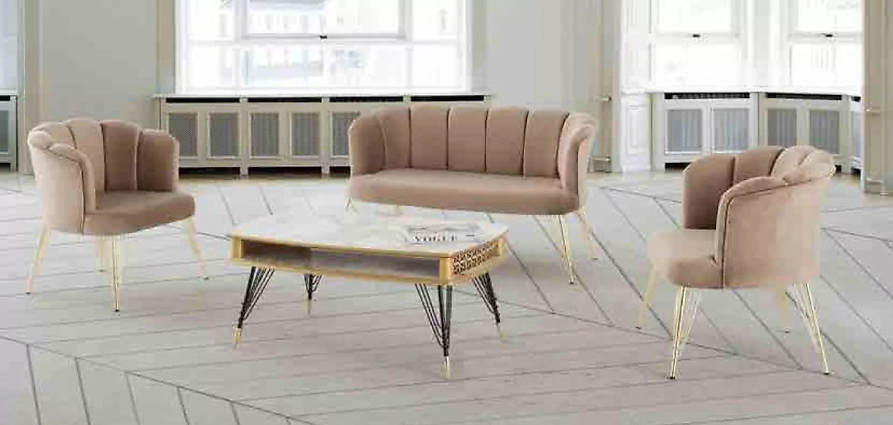 JVmoebel Sofa Sofagarnitur Couch Sofa Polster Möbel Couchen 3tlg. Set Garni günstig online kaufen