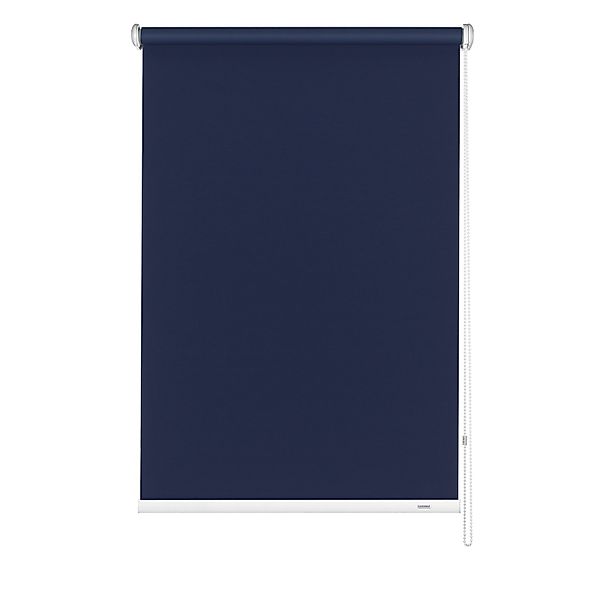 Gardinia Verdunkelungsrollo Blackout 112 cm x 180 cm Dunkelblau günstig online kaufen