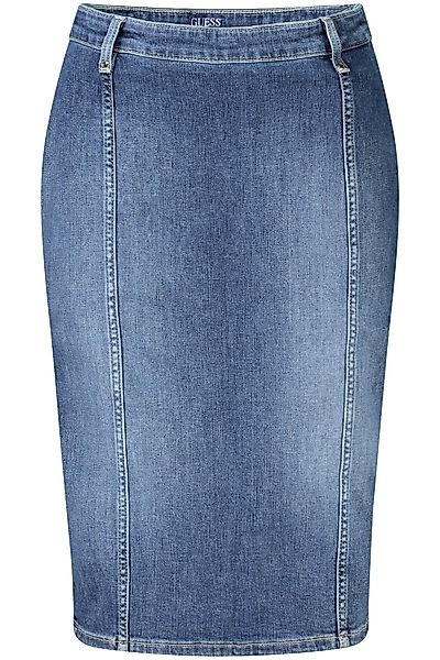 GUESS JEANS Jerseyrock Lange Damen-Jeansrock Blau: günstig online kaufen