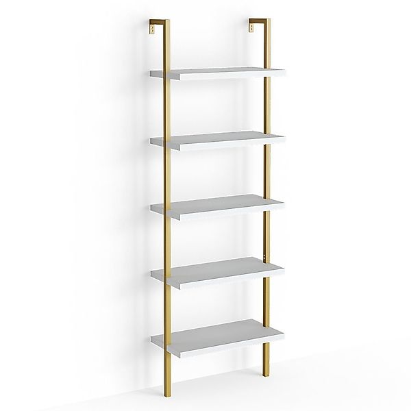 Vicco Bücherregal Ava, Weiß/Gold, 60 x günstig online kaufen