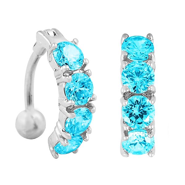 Taffstyle Bauchnabelpiercing Bauchnabel Piercing Chirurgenstahl 4 günstig online kaufen