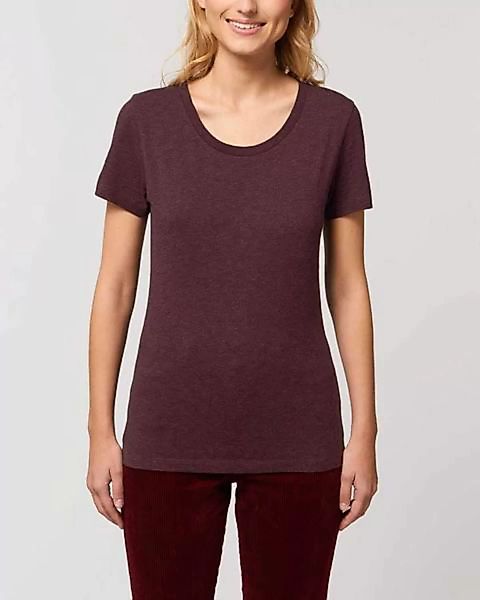 Basic T-shirt Damen Meliert, Bio-baumwolle, Viele Farben, Xs-2xl günstig online kaufen