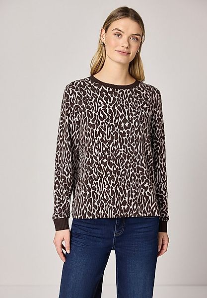 STREET ONE Langarmshirt Jacquard günstig online kaufen