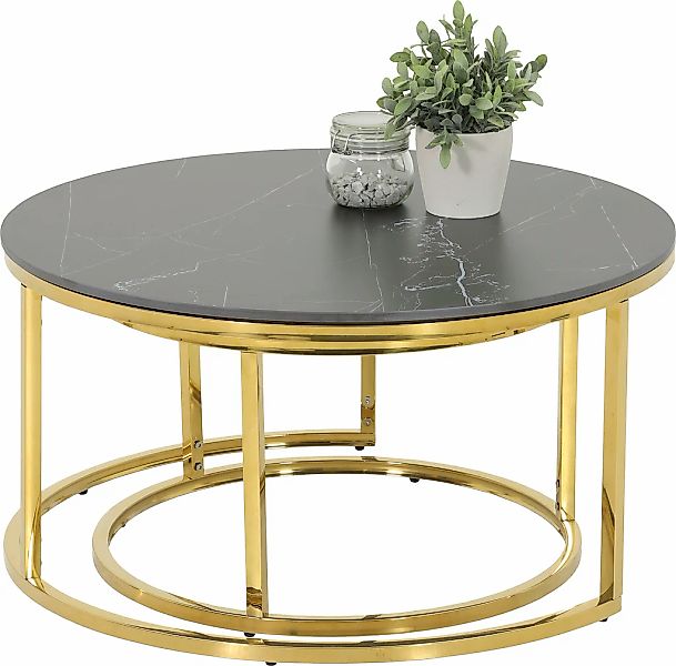 HELA Satztisch "LUIS Topseller, Couchtisch rund" Set, 2 Stk. tlg. 2er Set, günstig online kaufen