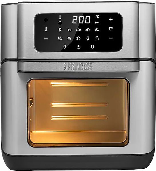 PRINCESS Heißluftfritteuse »182065«, 1500 W, Fassungsvermögen 10 l, inkl. R günstig online kaufen