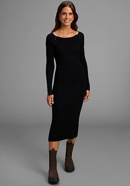 HECHTER PARIS Strickkleid, mit Cutouts und Knöpfen - NEUE KOLLEKTION günstig online kaufen