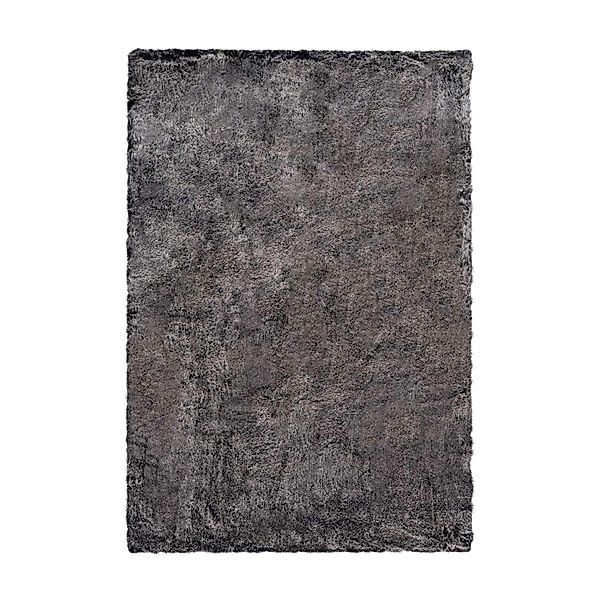 MeGusta Shaggy Hochflor Teppich Uni Anthrazit Mischgewebe 80x150 cm Francis günstig online kaufen