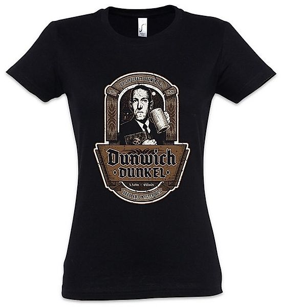 Urban Backwoods Print-Shirt Dunwich Dunkel Damen T-Shirt Lovecraft Miskaton günstig online kaufen