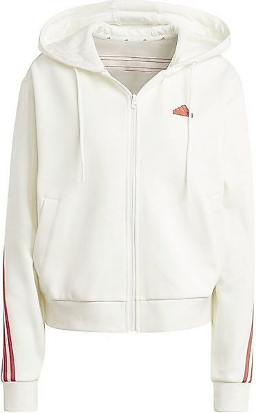 adidas Sportswear Hoodie W FI 3S FZ HD OWHITE/BRIRED günstig online kaufen