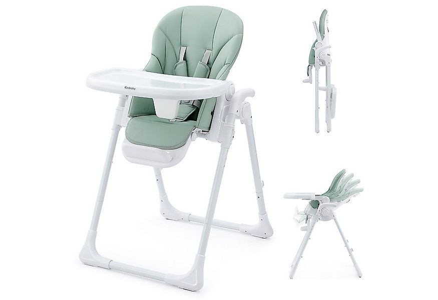 OUNUO Kinderstuhl Baby Stuhl Klappbarer und Verstellbar Kinderstuhl 6 Höhen günstig online kaufen