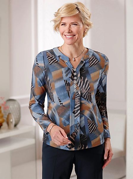 Classic Rundhalsshirt "Winter-Shirt", (1 tlg.) günstig online kaufen