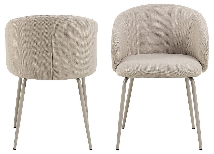 freiraum Esszimmerstuhl Eleanor (2er-Set), (2er-Set) Design 4-Fuß, Bezug be günstig online kaufen