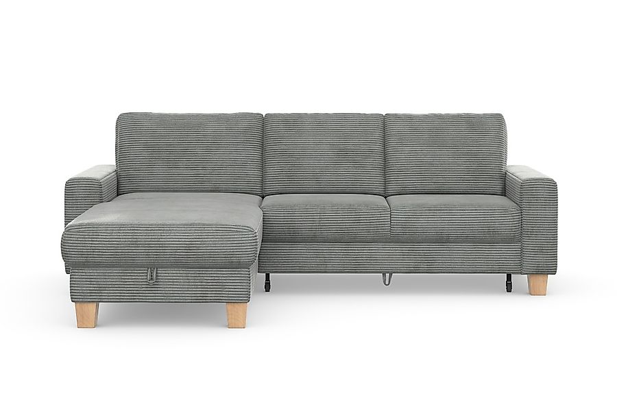 Home affaire Ecksofa »Summer L-Form«, mit Recamiere, mit oder ohne Bettfunk günstig online kaufen