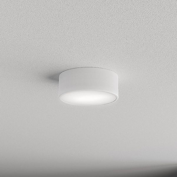 Deckenlampe Cleo 200, weiß, Sensor, IP54, Ø 20 cm, Metall günstig online kaufen
