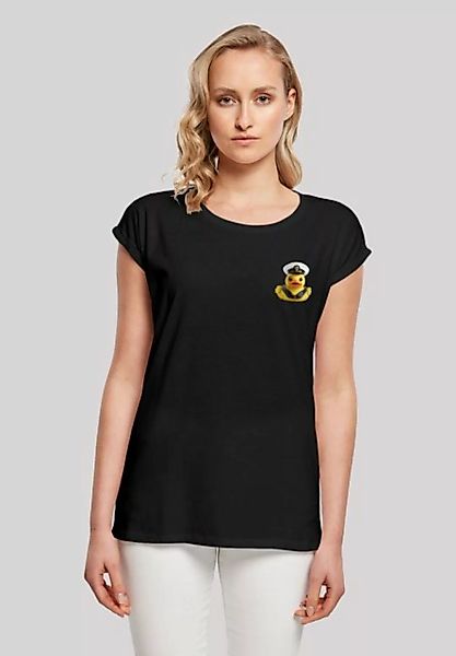 F4NT4STIC T-Shirt Rubber Duck Captain Short Sleeve Print günstig online kaufen