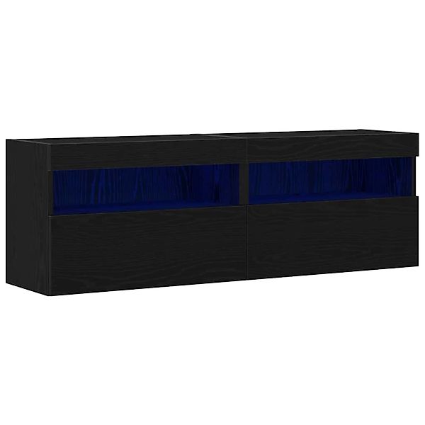 vidaXL Wand-TV-Schrank Schwarze Eiche 60 x 30 x 40 cm Holzwerkstoff 862211 günstig online kaufen