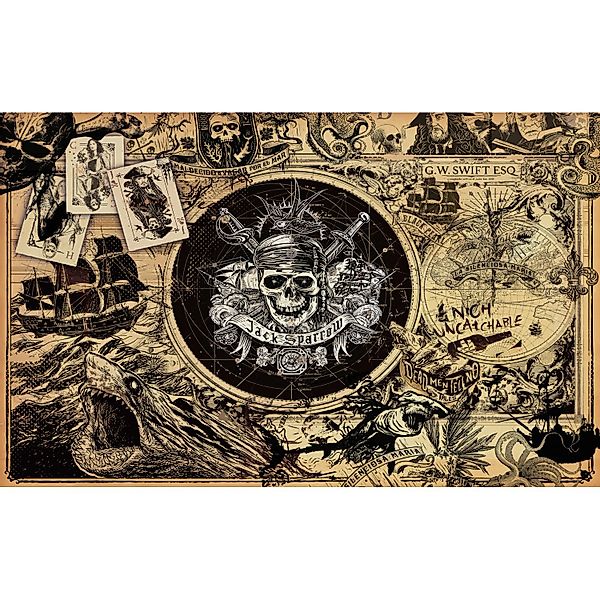 Komar Fototapete Vlies Pirates of the Caribbean 5  400 x 250 cm günstig online kaufen