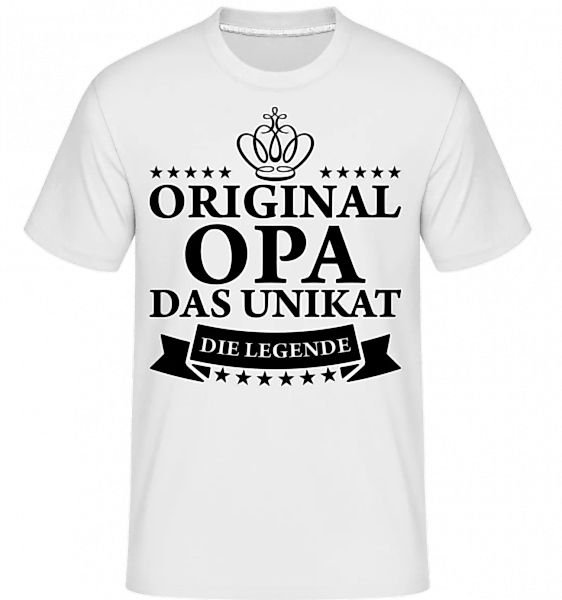 Opa Das Unikat Die Legende · Shirtinator Männer T-Shirt günstig online kaufen