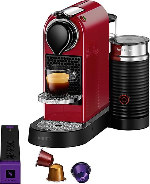 Nespresso Kapselmaschine »XN761B CitiZ & Milk von Krups«, inkl. Aeroccino M günstig online kaufen