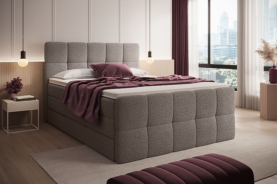 wonello Boxspringbett Madison 2, mit Bettkasten, günstig online kaufen