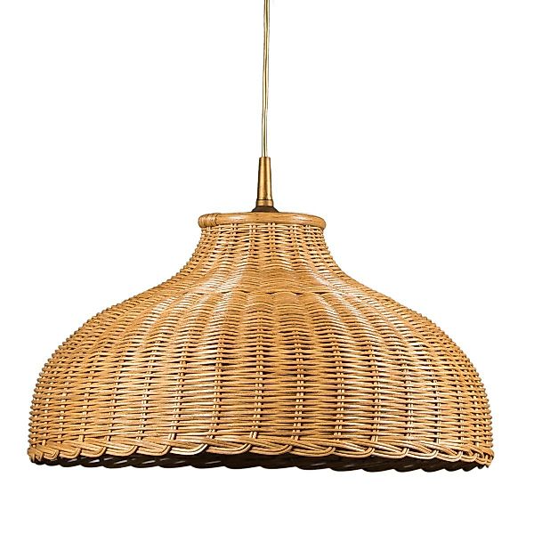 Helios Leuchten Pendelleuchte Rattan, Korblampe, Rattanlampe günstig online kaufen