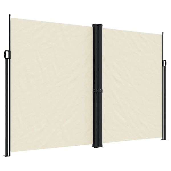 furnicato Seitenmarkise Ausziehbar Creme 220x1200 cm günstig online kaufen