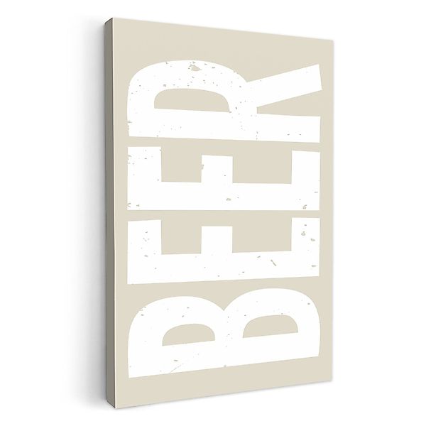 OneMillionCanvasses® Leinwandbild Bär - Japandi - günstig online kaufen