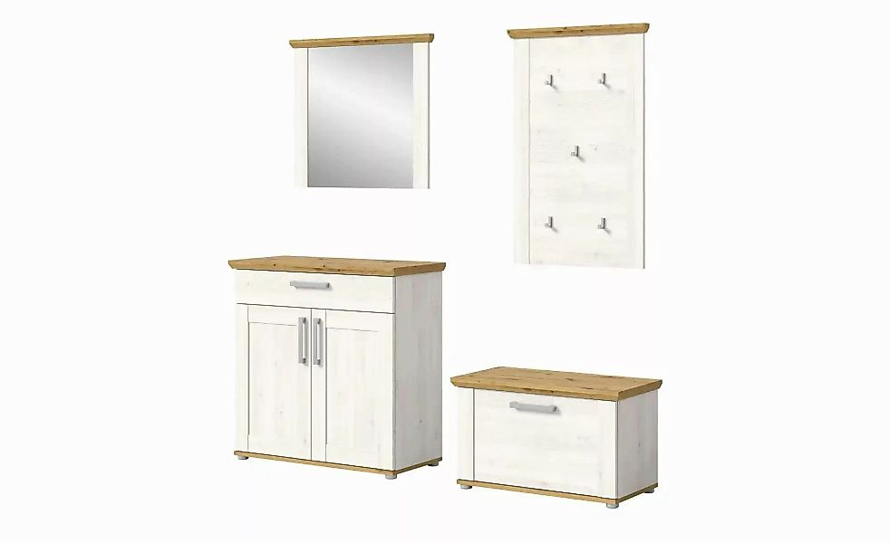 Garderobenkombination  Verona ¦ holzfarben ¦ Maße (cm): B: 190 H: 196 T: 39 günstig online kaufen