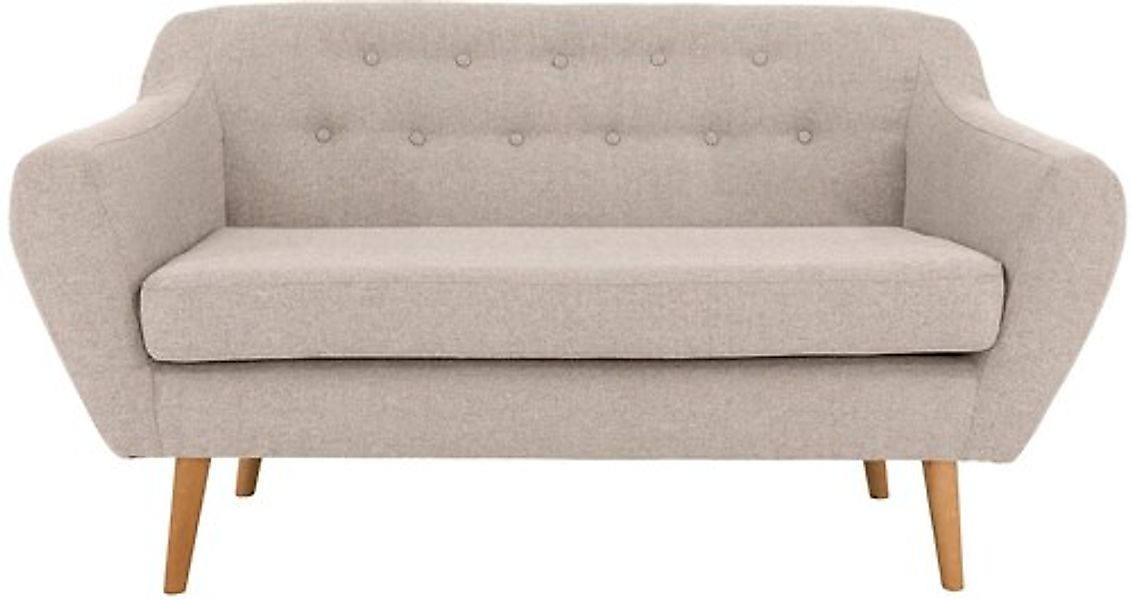 Home affaire 2-Sitzer »Renne« mit Heftung im Rücken im skandinavischem Stil günstig online kaufen