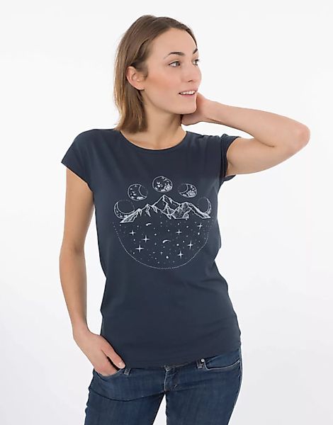Bio T-shirt "Lea Mountainmoon Navy" günstig online kaufen