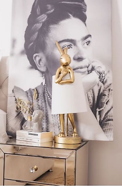 Tischleuchte Animal Rabbit gold/weiß 68 cm günstig online kaufen