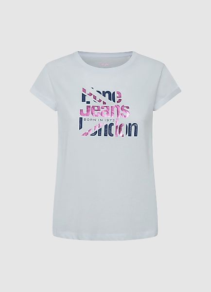 Pepe Jeans T-Shirt ENOLA mit metallischem günstig online kaufen
