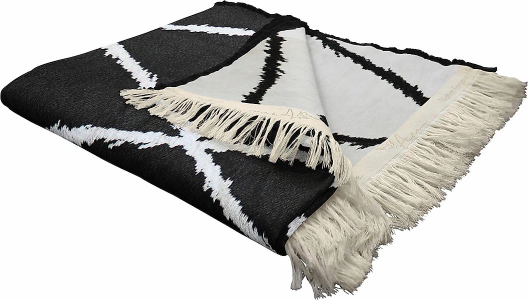 Adam Wohndecke "Casket Valdelana" mit grafischem Muster, Kuscheldecke günstig online kaufen