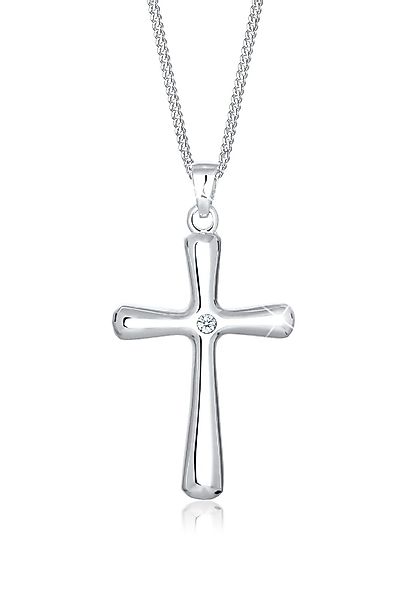 Elli DIAMONDS Kette mit Anhänger Kreuz günstig online kaufen