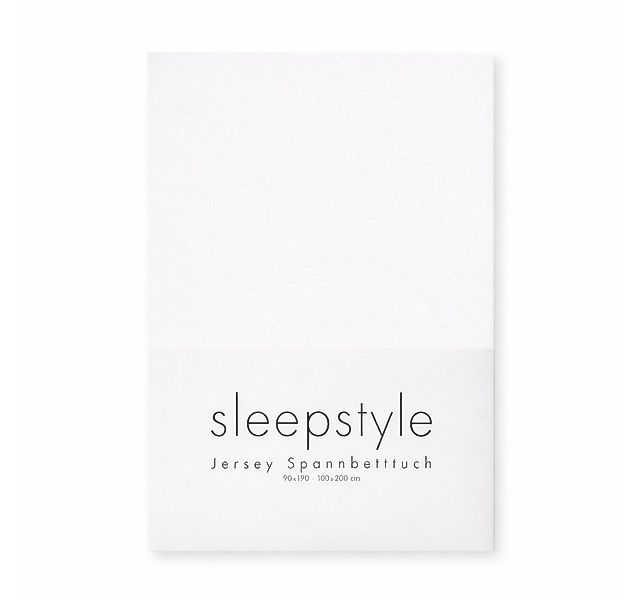 Sleepstyle Spannbettlaken SleepStyle, Jersey, Gummizug: rundum, (1 Stück), günstig online kaufen