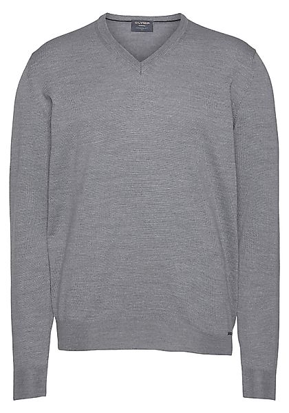 OLYMP V-Ausschnitt-Pullover OLYMP Strick Casual klassischer günstig online kaufen