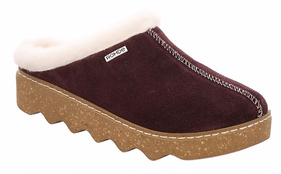 Rohde Pantoffel "FOGGIA-D", Hausschuh, Clog mit herausnehmbarer Innensohle günstig online kaufen