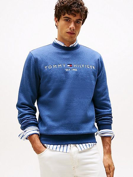 Tommy Hilfiger Sweatshirt TOMMY LOGO SWEATSHIRT mit Rundhals und Stickerei günstig online kaufen