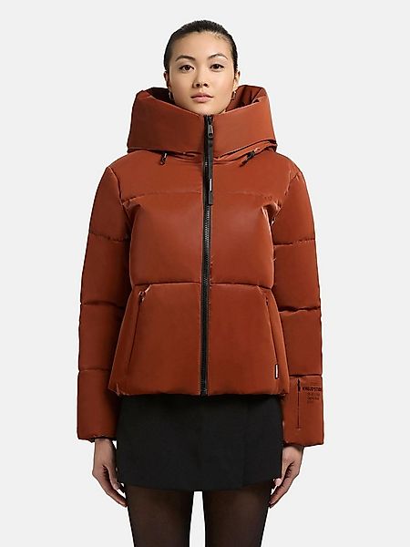 khujo Steppjacke Audrey Shiny Schimmernde Damen Winterjacke mit Kapuze günstig online kaufen