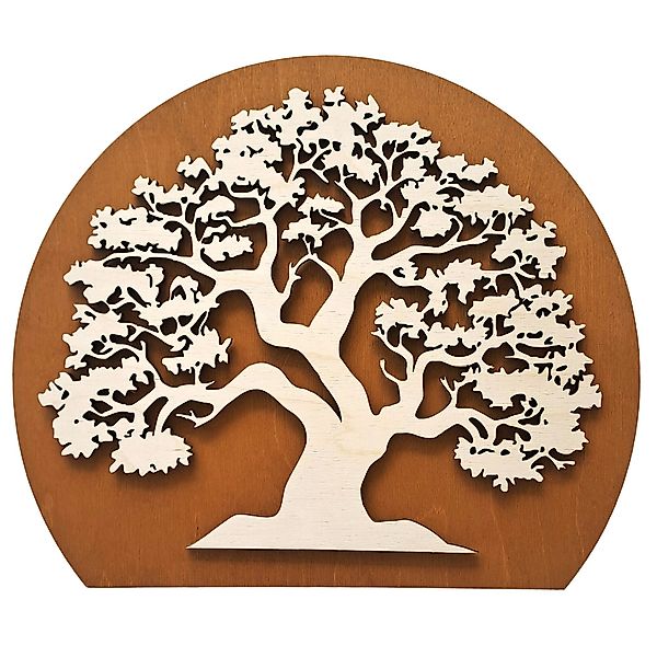 ORNAMENTI Wanddekoobjekt HANDMADE 3D WANDDEKO, Baum günstig online kaufen