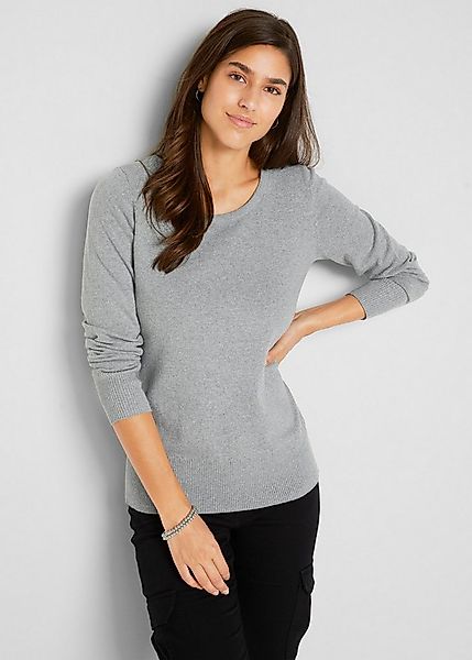 bonprix Strickpullover in schmaler Silhouette günstig online kaufen