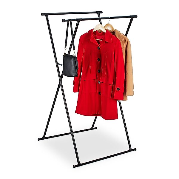 relaxdays Kleiderständer ausziehbar Metall günstig online kaufen