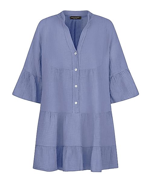 SASSYCLASSY Minikleid Musselin Sommer Kleid 3/4 günstig online kaufen