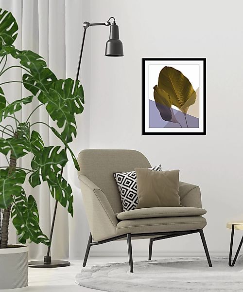 queence Bild »Moritz«, Blätter-Abstrakt-Kunst-Figuren-Pflanzen-Pflanzenbild günstig online kaufen