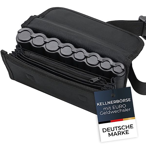 HMF Kellnerbörse Kellnertasche mit herausnehmbaren Euro-Geldwechsler günstig online kaufen