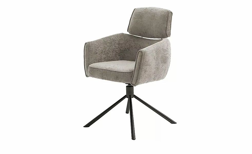 Armlehnstuhl drehbar Becky ¦ grau ¦ Maße (cm): B: 61 H: 91 T: 64.0 Stühle > günstig online kaufen