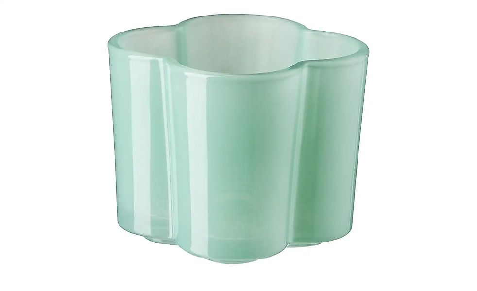 HOME STORY Teelichthalter   ¦ grün ¦ Glas ¦ Maße (cm): H: 7,8  Ø: 9.8 Acces günstig online kaufen