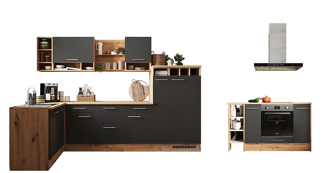 RESPEKTA Kücheninsel "Hilde" Breite 310 cm, 90 cm Arbeitshöhe, in exklusive günstig online kaufen