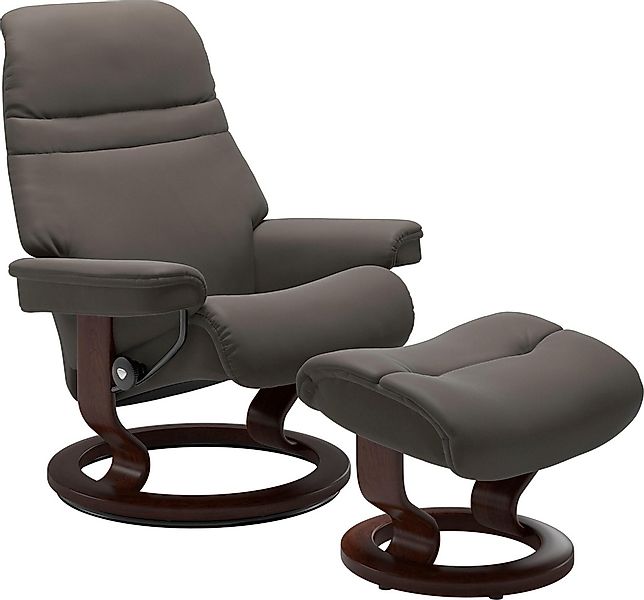 Stressless Relaxsessel "Sunrise", mit Classic Base, Größe M, Gestell Braun günstig online kaufen