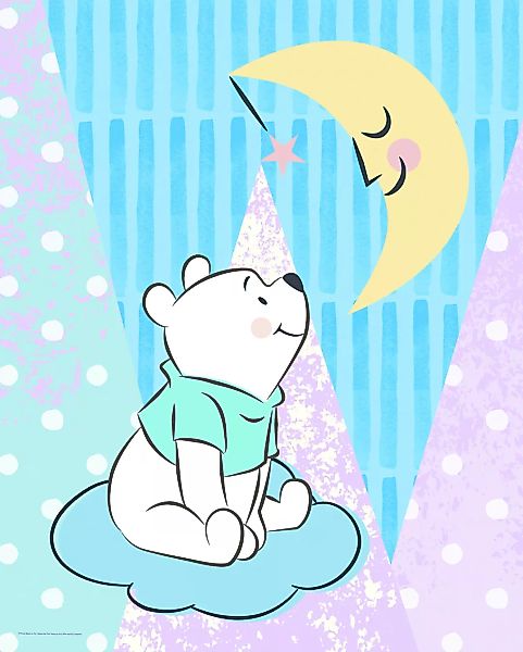 Komar Wandbild Winnie Pooh Moon 40 x 50 cm günstig online kaufen